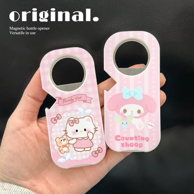 

My Melody Hello Kitty Bottle Opener Cute Kuromi Can Beverages Beer Wine Bottle Opener Accessories Kitchen Gadgets Home Decor