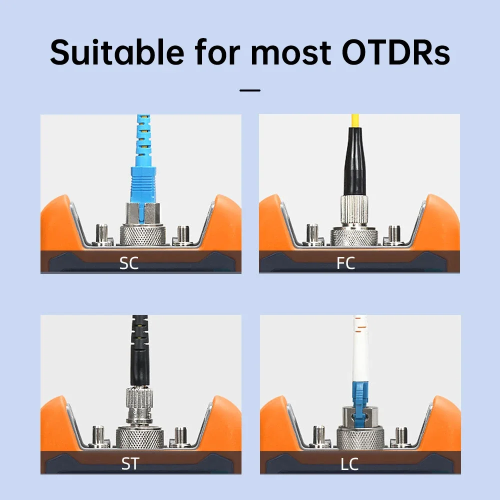 Natalink OTDR Fiber Optic Adapter FC Square Connector Optical Time Domain Reflektometer Connector für OTDR Fiber Opticl Tester