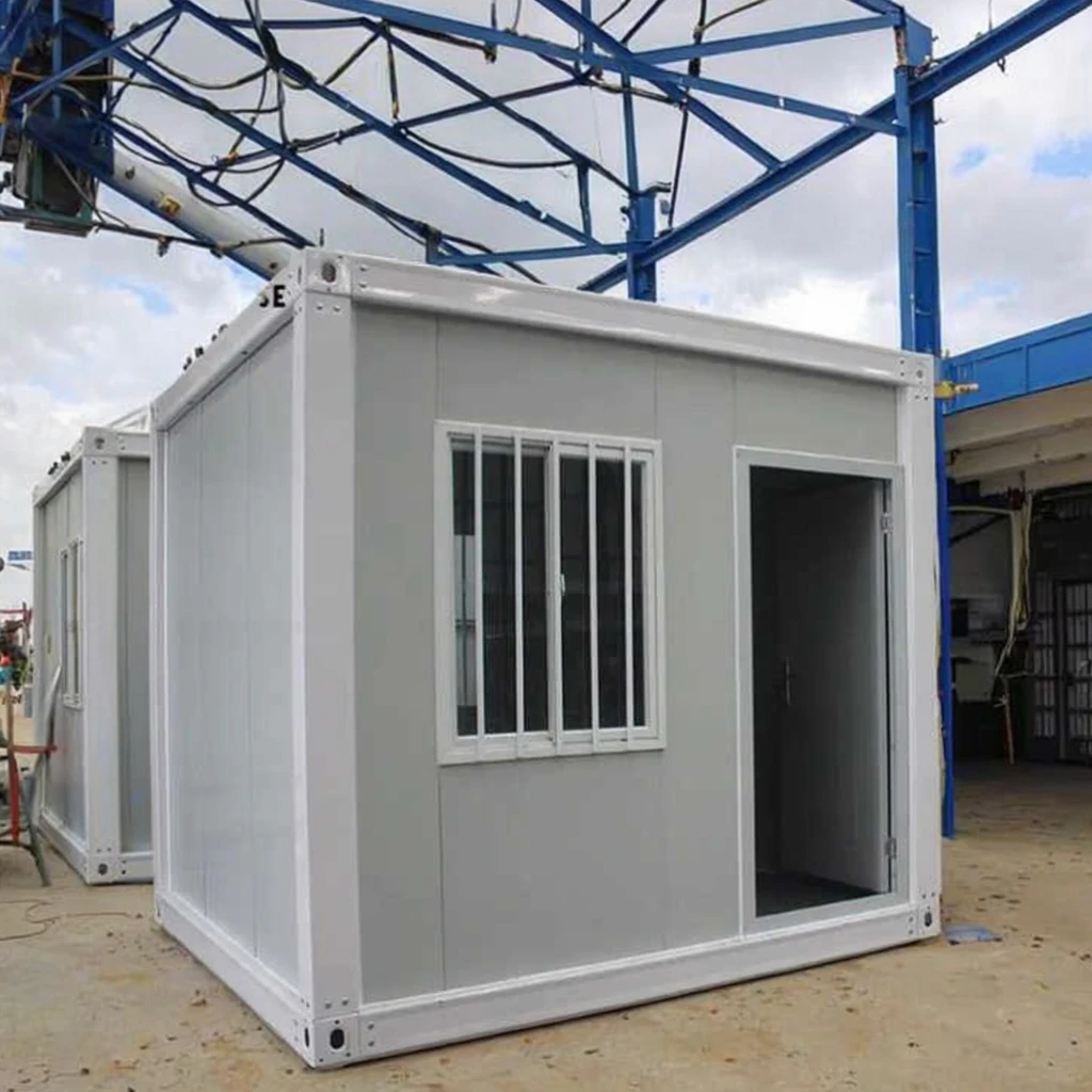 Customized Folding House Multi Purpose Foldable Prefab Cabin with Windows and Door for Camping Site