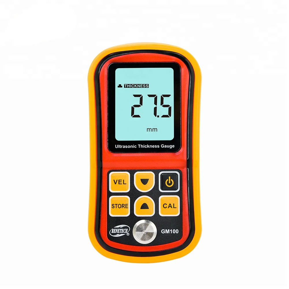 Advanced Precision Ultra sonics Thickness Gauge for Steel Metals Plastic Measuring Tools