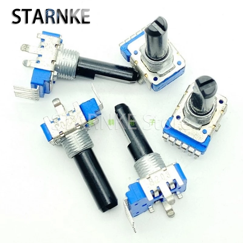 2PCS RK12 Single Row 6-Pin Double Potentiometer B10K A20K B20K A50K B50K Amplifier Mixer