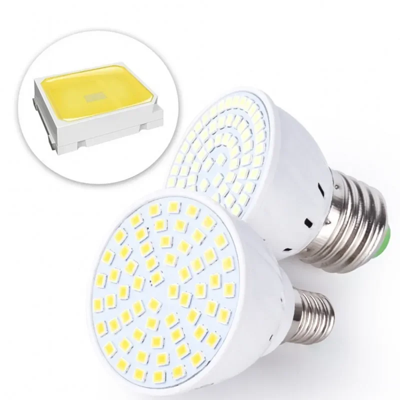 Pop 10Pcs GU10 Led Lamp Corn Bulb E27 220V Led Bulb Light MR16 E14 Led Ampoule For Home Spotlight B22 SMD2835 Energy Saving 6W 8