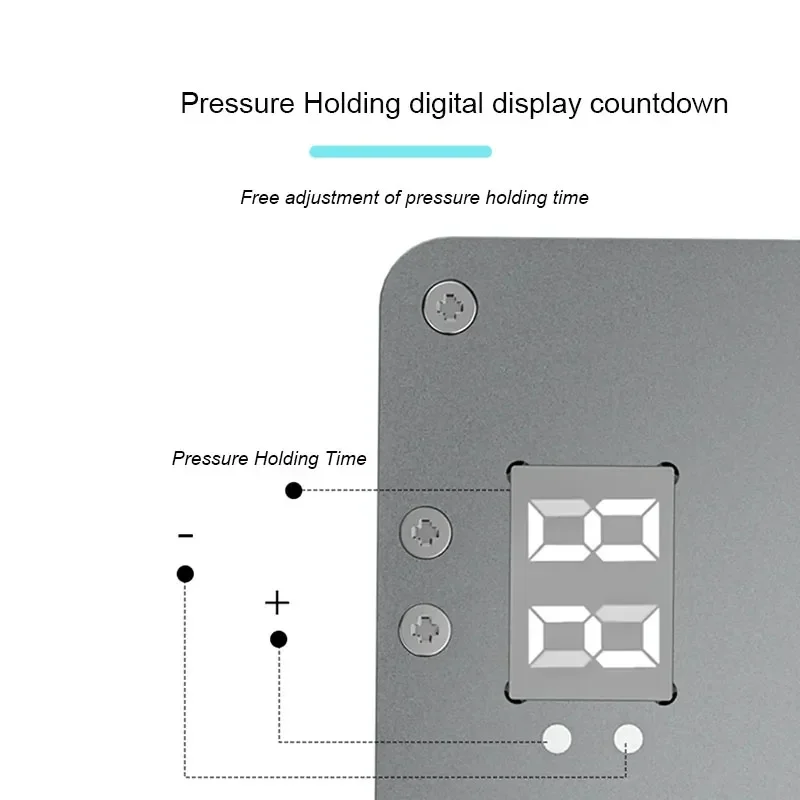 TBK-201A Universal Clamp Digital Display Rotation Pressure Holding Mould For Phone Screen/Back Cover Glass Fixing Repair Fixture