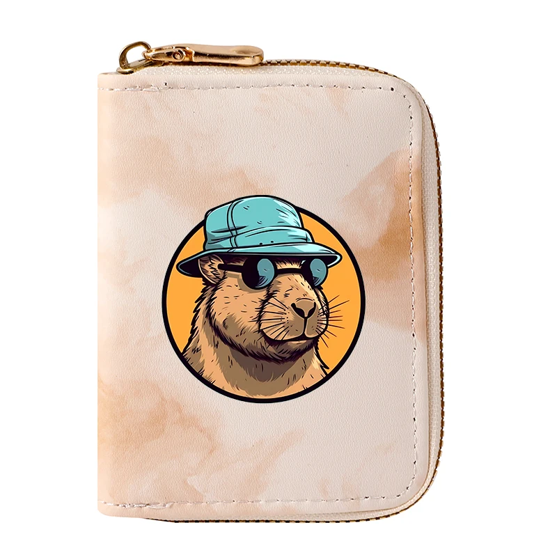Cartoon Capybara Wallet for Women Anime Cartoon Fashion Money Clip Female New Credit Card Holder Boys Girls Coin Purse Gift