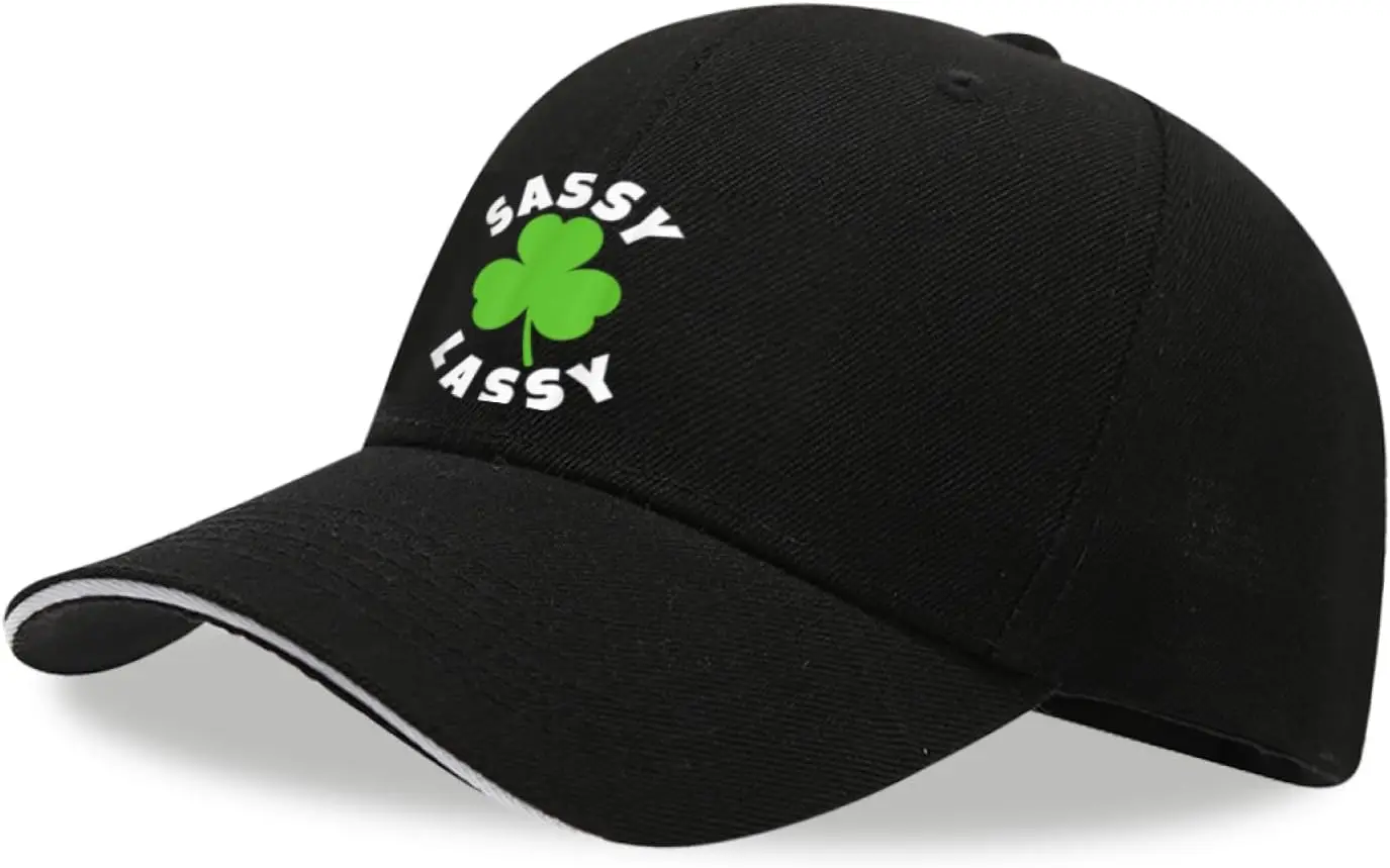 وقح لاسي سانت باتريك يوم شامروك قبعات البيسبول الكلاسيكية قابل للتعديل قبعة ساندويتش القبعات السوداء في الهواء الطلق قبعة سائق الشاحنة