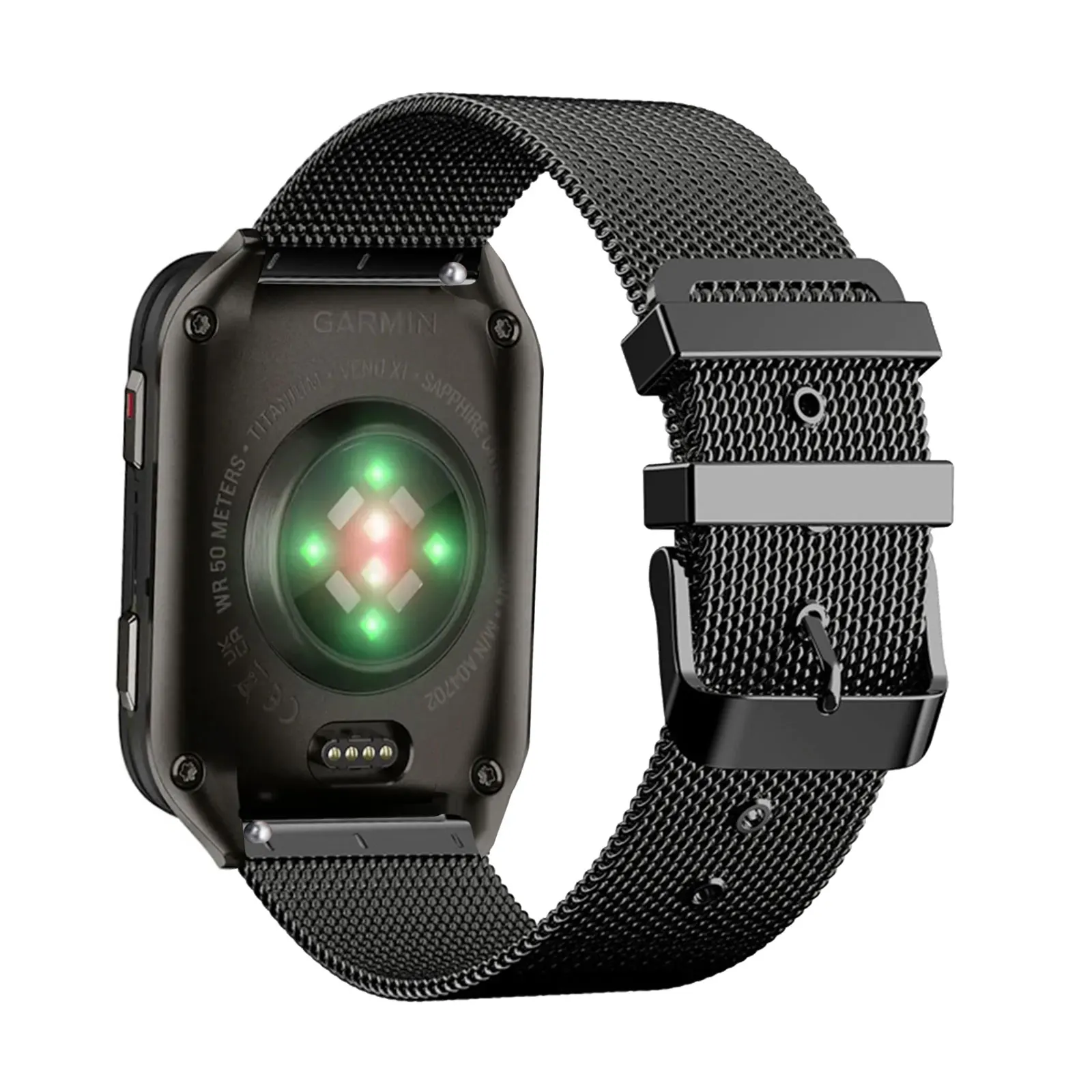 

Classic Bands for Garmin Venu X1 Band, Metal Mesh Adjustable Strap