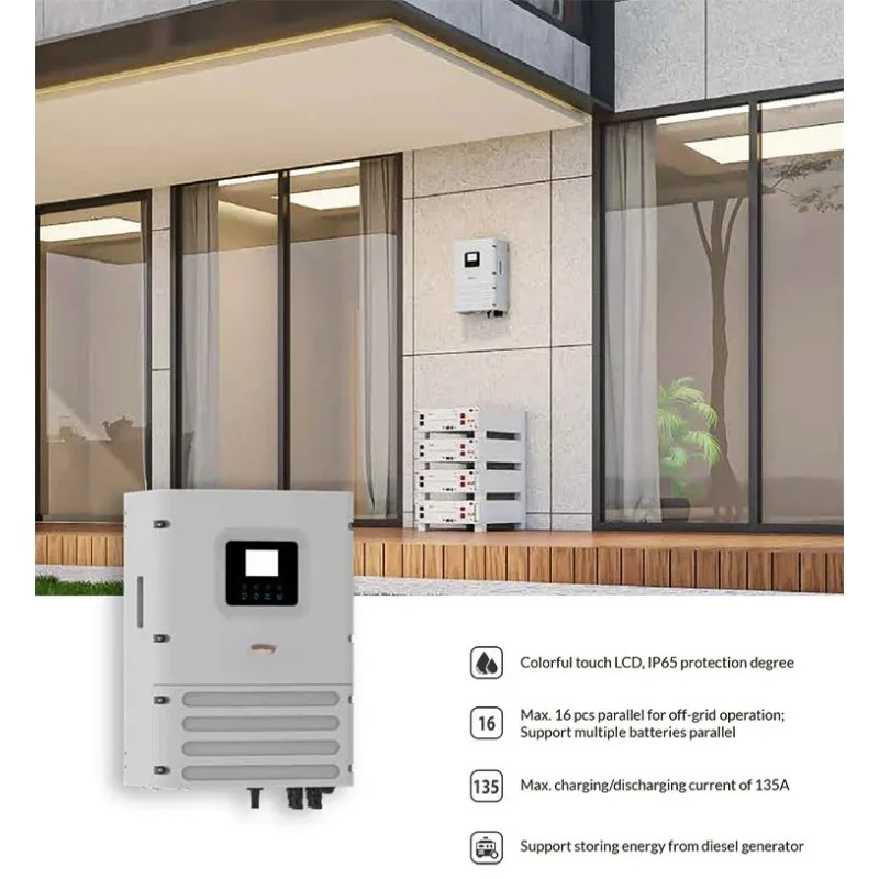 

SUN-3.6/5/6K-OG01LP1-EU-AM2 3.6KW 5KW 6KW Single Phase Solar Off Grid Inverter