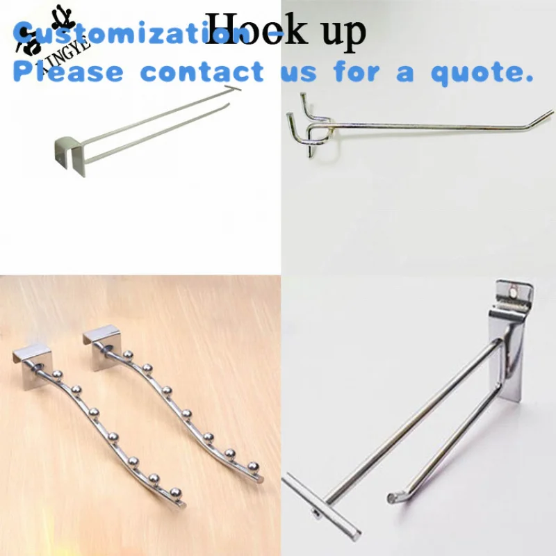 

custom.High-Duty Luxury High Curved Price Bar Factory Galvanized Hook Single-Sided Supermarket Rack Favorable Pri