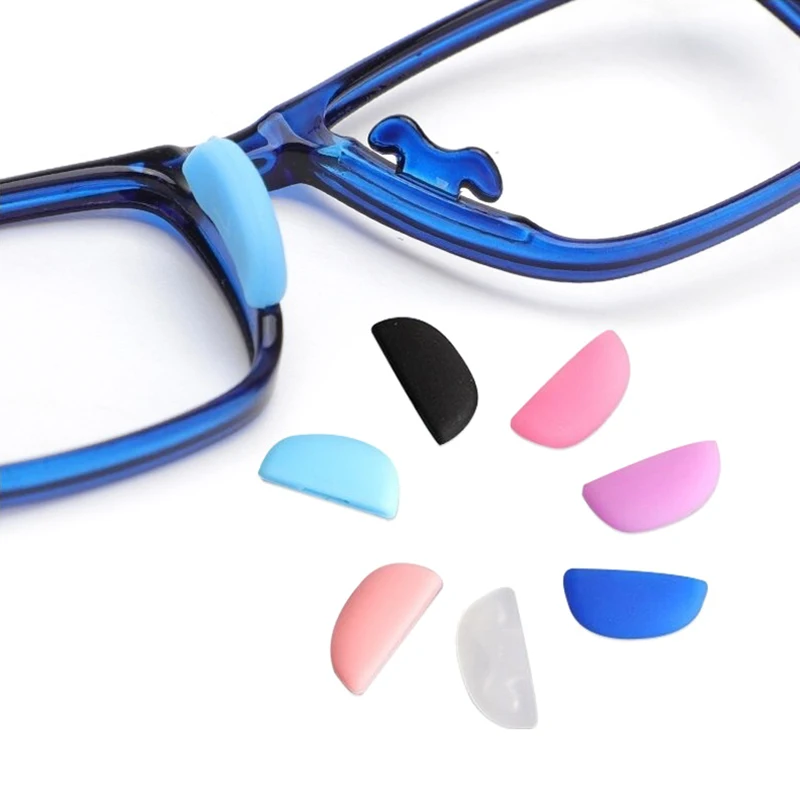 【Schön】2 Stück Kinder-Brillen-Nasenpads Rutschfeste Silikon-Karten-Nasenpads Sonnenbrillen-Nasenstütze Brillenzubehör