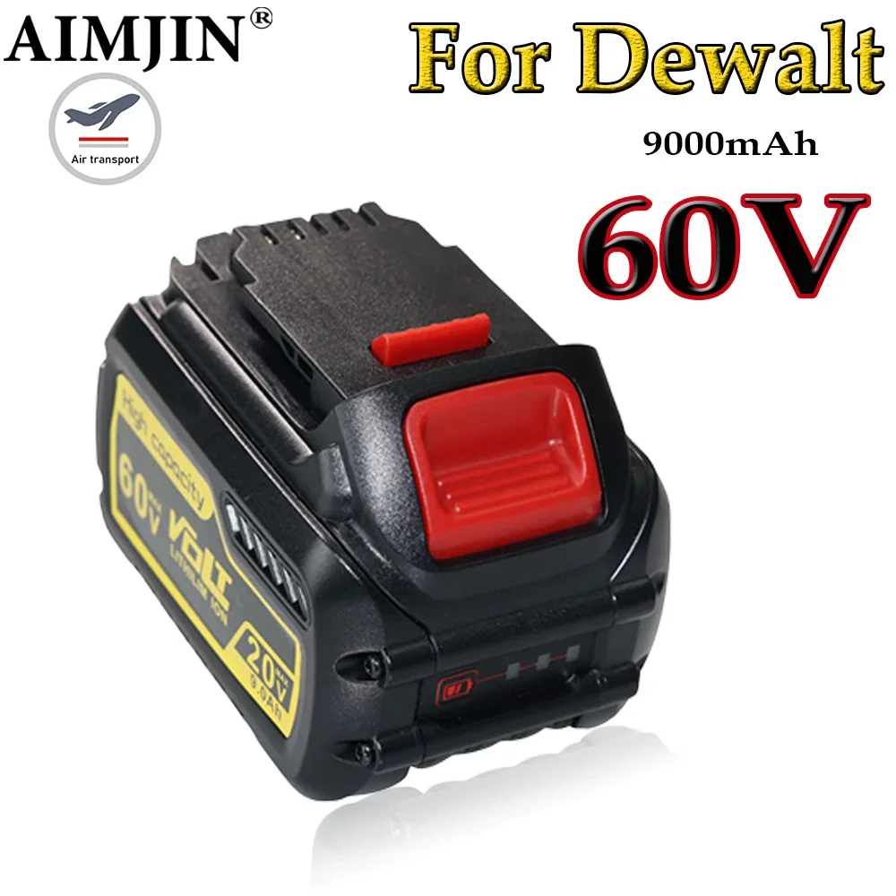 20V/60V Max Lithium Battery High Power Heavy For DEWALT  DCB606 DCB609 DCB612 DCB615 Compact Rechargeable Battery