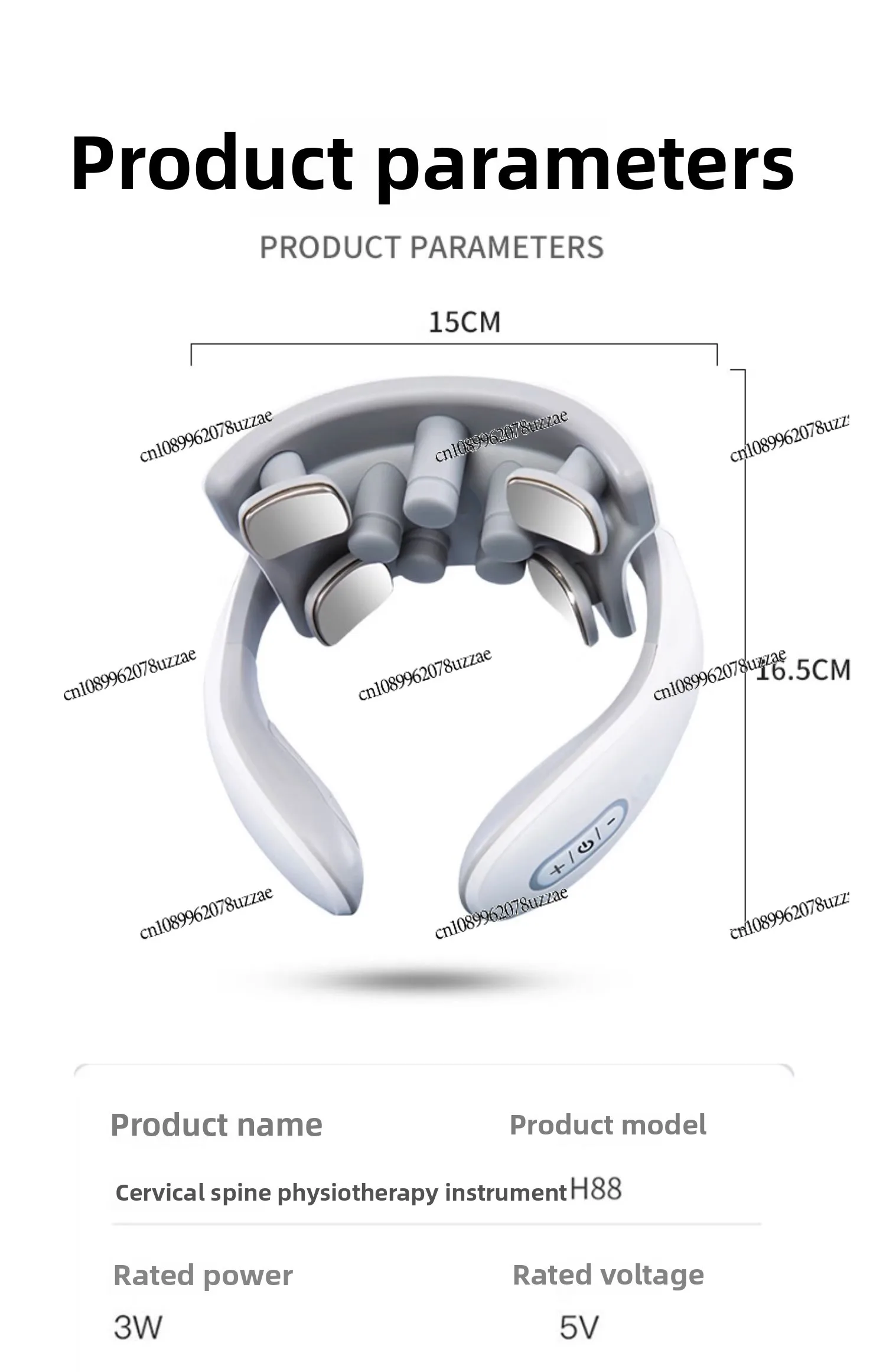 Cervical Spondylosis Massager Meridian Dredging Instrument Cervical Spine Special Traction Hot