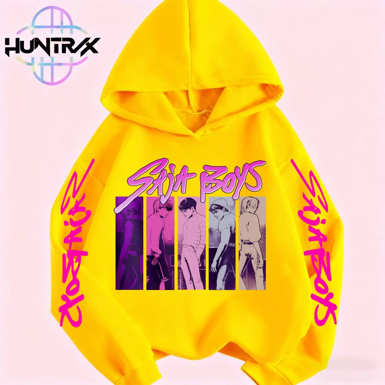 جديد 2025 KPop شيطان الصيادين الاطفال هوديي Kawaii الكرتون المطبوعة انغلق معطف بقلنسوة الأولاد الخريف سترة طفلة الملابس الشتوية #4