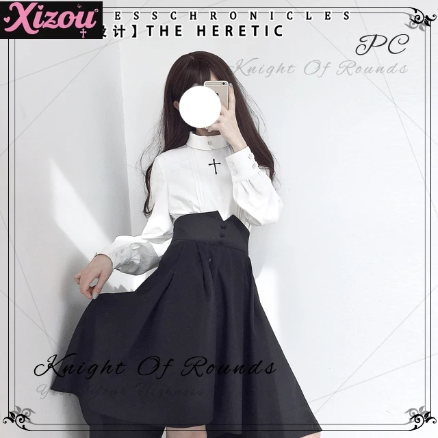 Diseño Original primavera otoño Retro británico gótico oscuro falda SK de cintura alta señoras negro delgado y pantorrilla falda Irregular para mujer