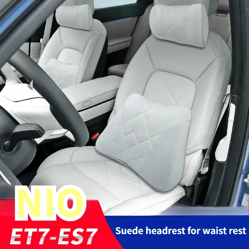 

For NIO ES7/ET7 Head pillow Suede neck support waist pillow Alpha car seat cushion accessories