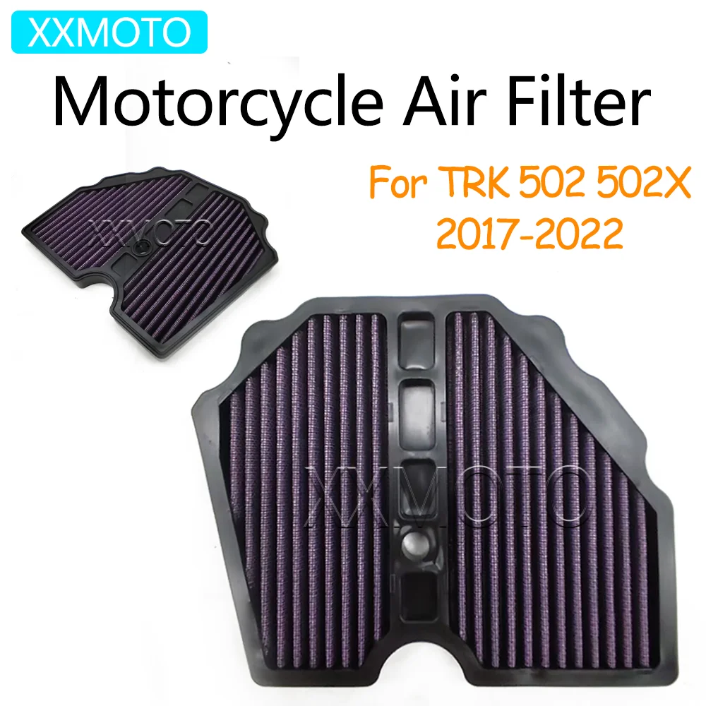 

For Benelli TRK502 TRK502X TRK 502 X 502X 22017 2018 2019 2020 2021 2022 High Flow Motorcycle Air Filter Intake Cleaner System