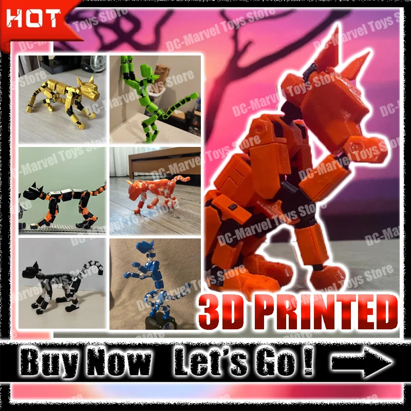 【In Stock】 New 3d Printed Robotic Pet Dog Dummy 13 Shapeshift Multi-Jointed Action Figures Accessories Customized Gifts Toys