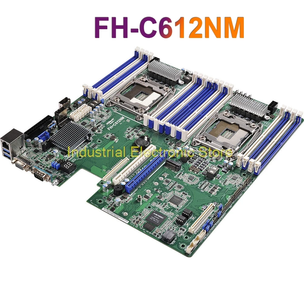 For ASRock Rack LGA 2011 DDR3 Support  E5-2600 V3 V4 Server Motherboard FH-C612NM 