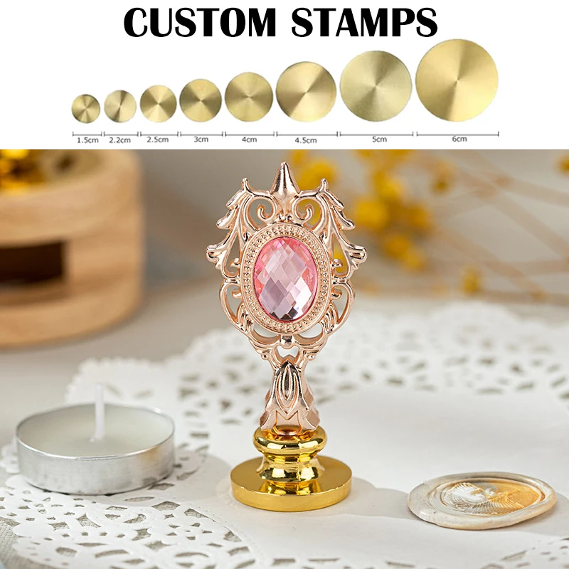 

Monthly Wax Seal Stamp Customized Custom Text Personalized Logo Design Seal for Diy Birthday Party Invitation Gift Card Envelope