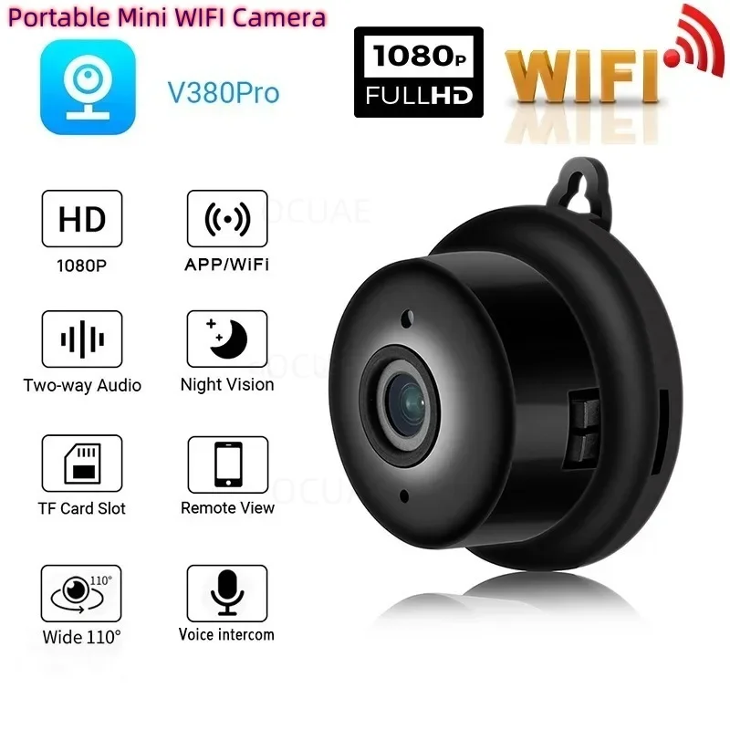 

FULL HD 1080p MINI WIFI Smart Camer V380 Pro Home Security Protection IP Night Vision Camcorders Portable Surveillance Recorder