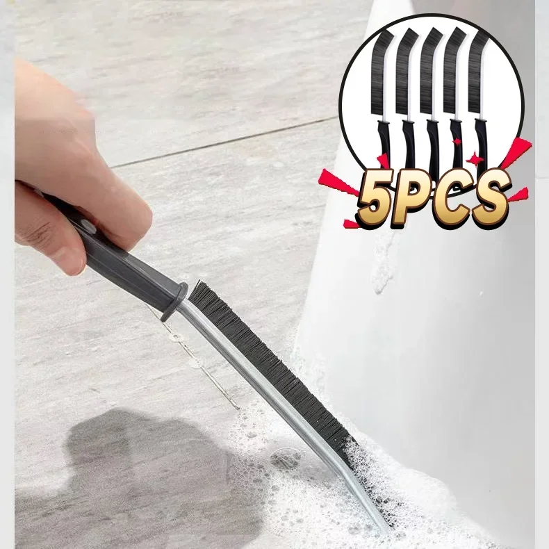 

Gap brush 5 Pcs Crevice Cleaning brush，Hard Bristle Gap Brush，Multifunctional tile cleaning brush，for Bathroom Household Kitchen