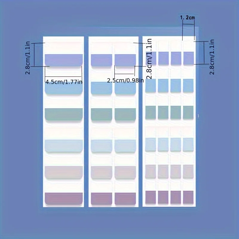 60-piece pack of large colored index labels, sticky page flags and markers for books, suitable for notebooks, archiving,