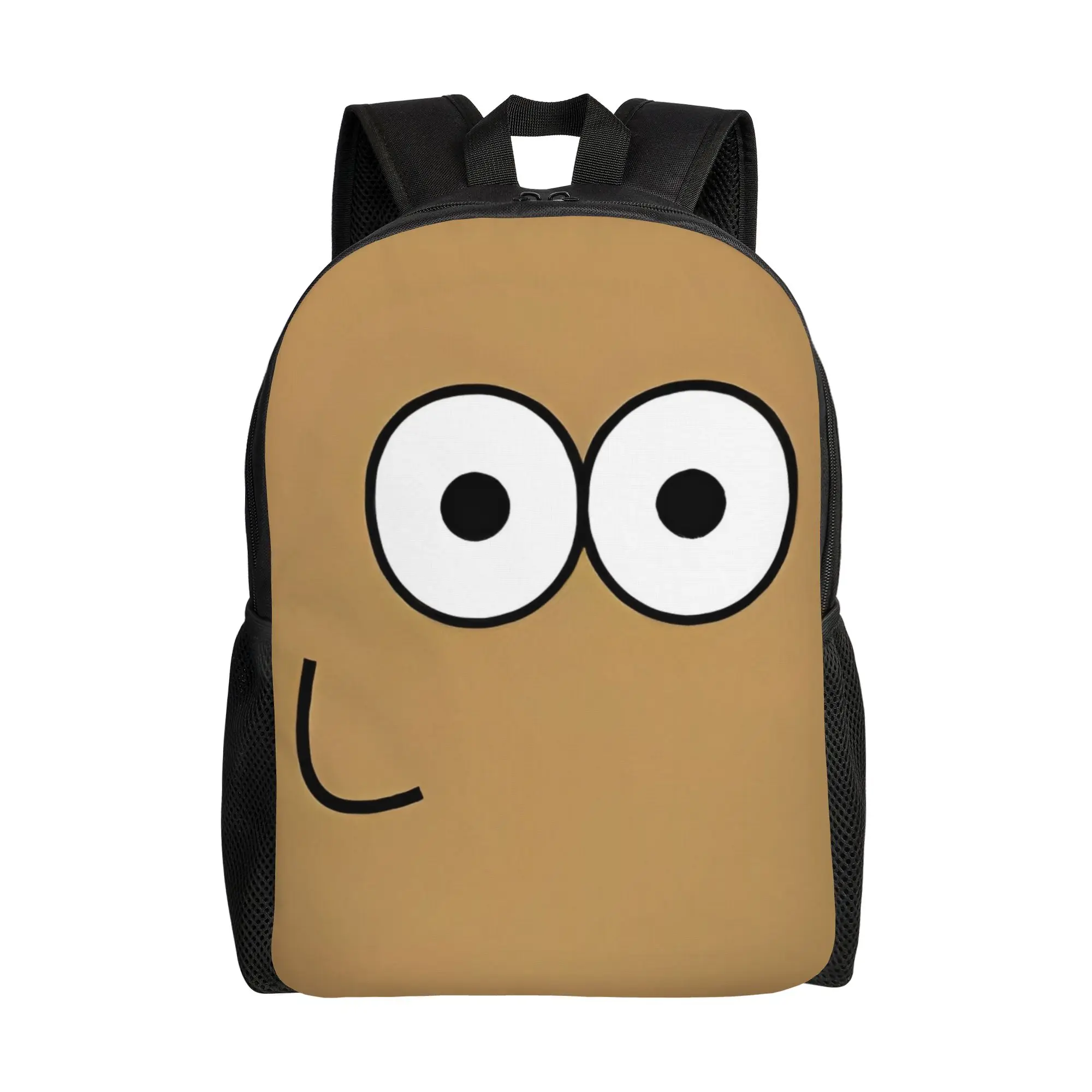 

My Pet Alien Pou Backpack for Men Women Fashion Student Work Daypack Cute Cartoon College Shoulder Bag Durable