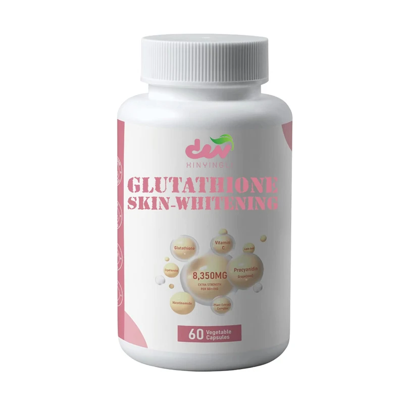 

Contains 200mg of Glutathione, 300mg of Grape Seed Extract,as Well As Niacinamide and Alpha Lipoic Acid for Antioxidant Purposes