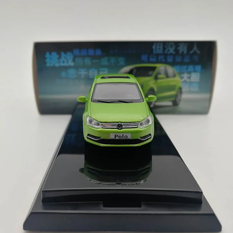 Diecast 1:64 Scale New Polo Alloy Car Model Toys Collectible Souvenir