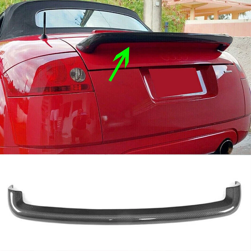 

Carbon Fiber Rear Trunk Spoiler for Audi TT/TT Quattro Mk1 Type 8N 1998-2006 Coupe Convertible 2-Door FRP Trunk Lip Wing Spoiler