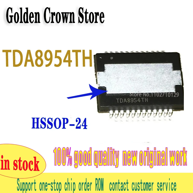 1~10PCS/lot Original and Genuine TDA8954TH TDA8954 TDA 8954TH 8954 TDA8954TH/N1 HSSOP-24 Free Shipping  IN STOCK