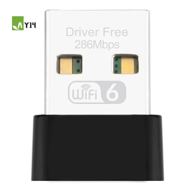 

AY14 -WIFI 6 Adapter AX305 Network Card Mini USB Dongle 2.4Ghz 802.11AX Signal Reception For Laptop Windows 10/11 Driver Free