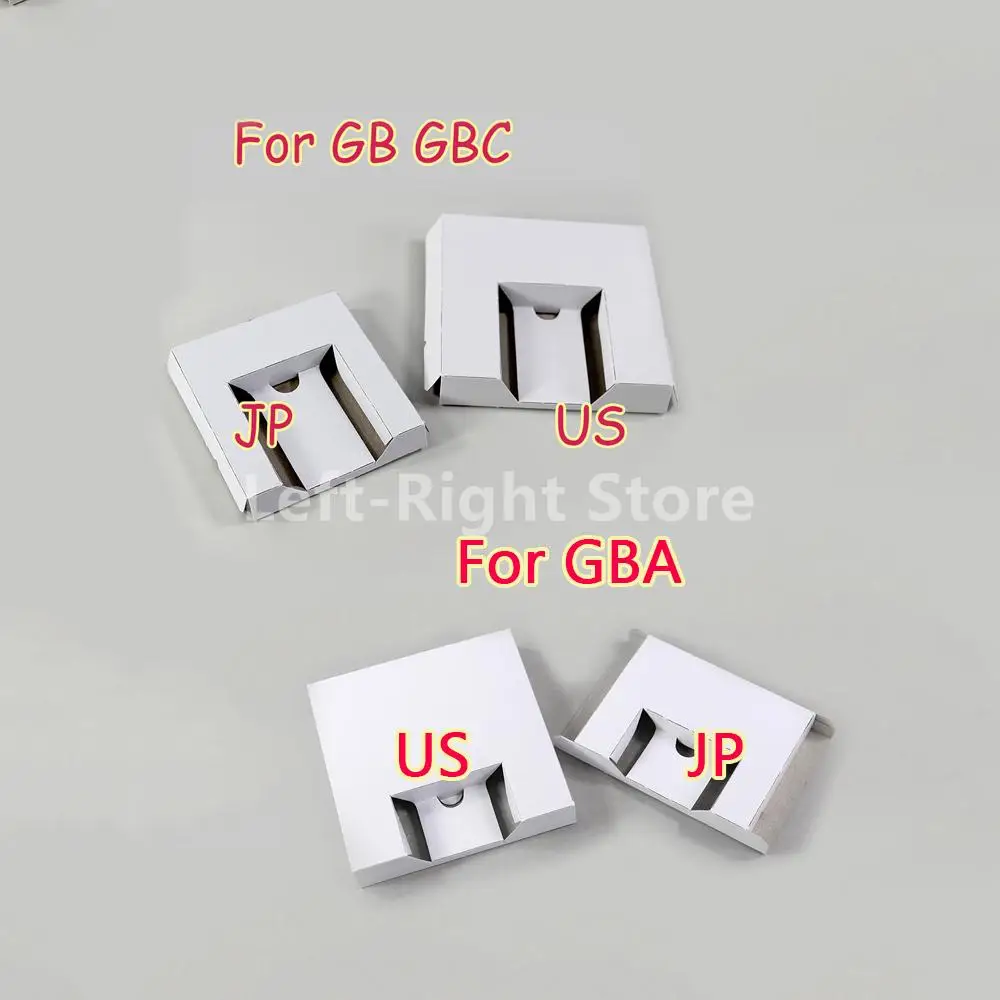 3PCS Inlay Insert Tray For GB GBA GBC GBP GBASP Carton Cardboard Inner Inlay Insert Tray Game Cartridge Tray US JP Version