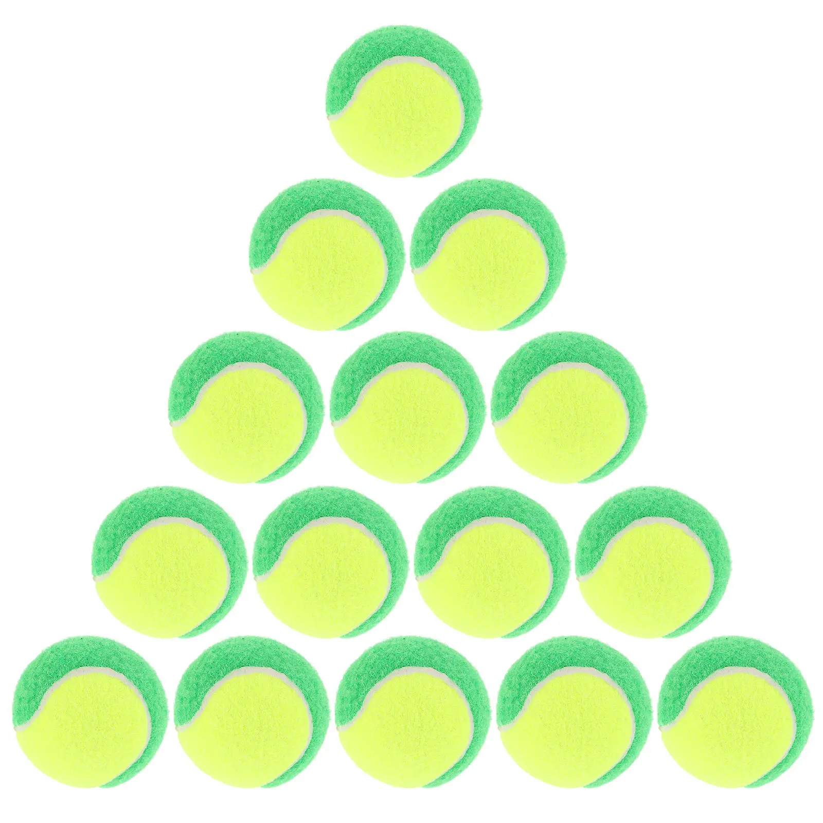 20Pcs Tennis Training Balls Beginners Pet Exercise Rubber Ball Photo Prop Dog Fetch Playing Interactive Bounce Small Ball