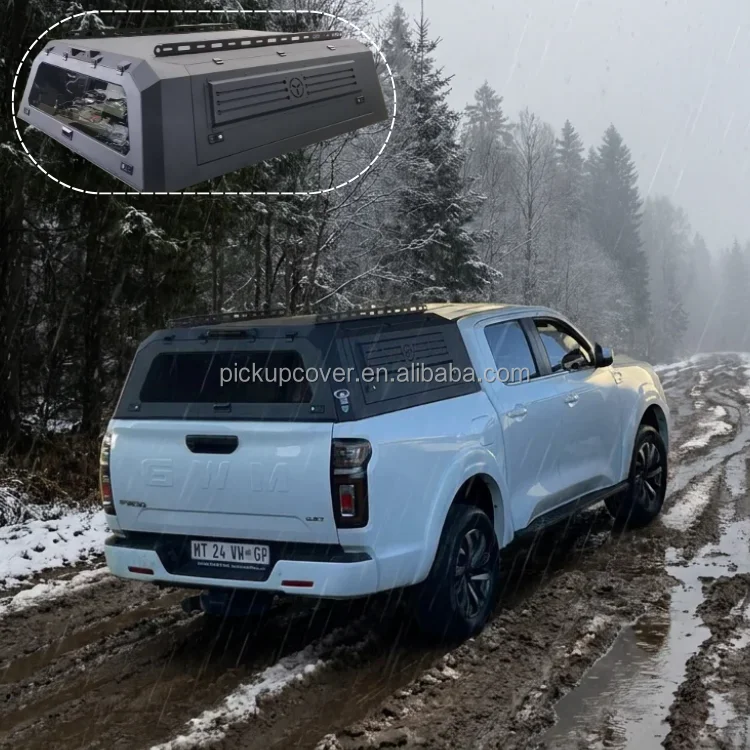 Damei Waterproof And Locking Anti Rusted Treatment Aluminum Truck Canopy For Assembled Split Design  Tacoma Ram 1500