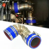 Motorcycle Exhaust Pipe Stainless Steel Link Tube For Vespa GTS 200 GTS 250 GTS 300 GTV 300 2006 2007-2018 2019 2020 2021