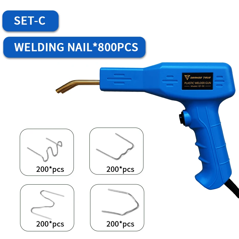 Bumper Reparatie Fakkel Kit Plastic Lasser Warmte Nietmachine Soldeerbout EU 220V - Complete Bumper Reparatie Tool Set voor Carrosseriewerk