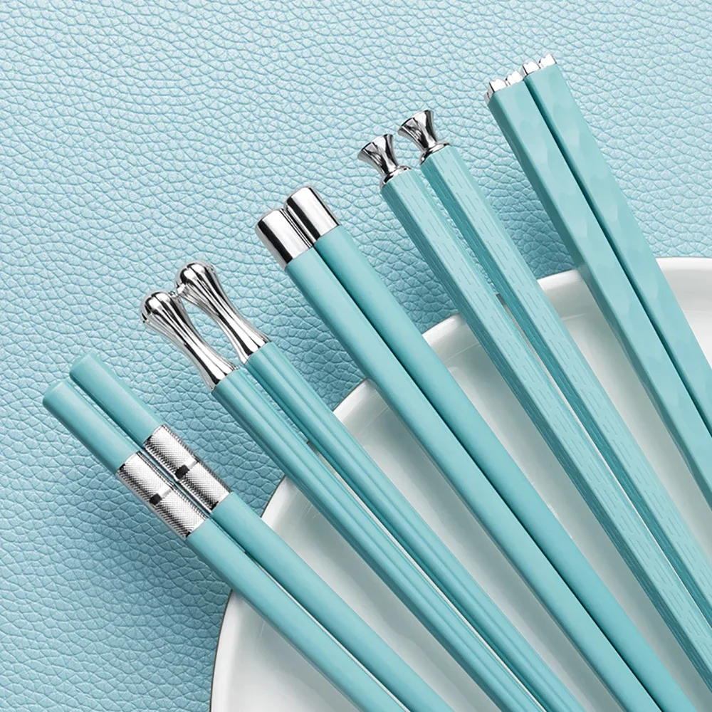 5Pairs High Quality Japanese Non-Slip Chopsticks Korean Hotel Restaurant Portable Healthy Food Stick Sushi Kitchen Chopsticks