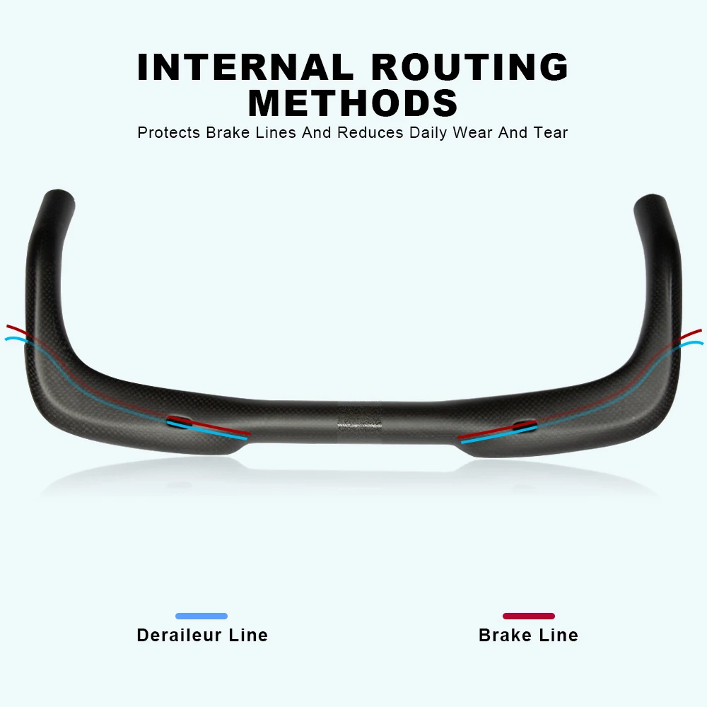 Carbon Handlebar with No Logo for Bike 31.8 Black Triathlon Handlebar Aero Bar 3K Road Bicycle Rest Handlebars