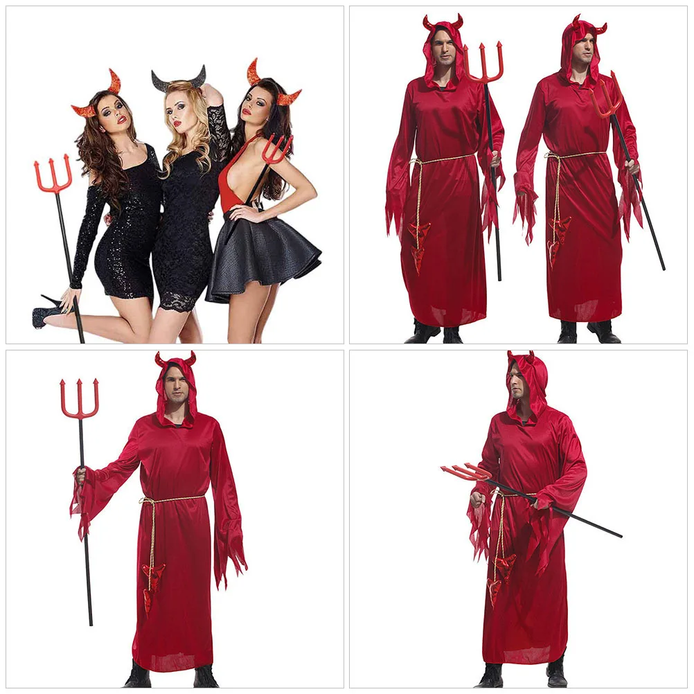 

1Set Halloween Devil Horns Headband for Women Exquisite Not Easy to Fade Deform Festival Decoration Devil Costume