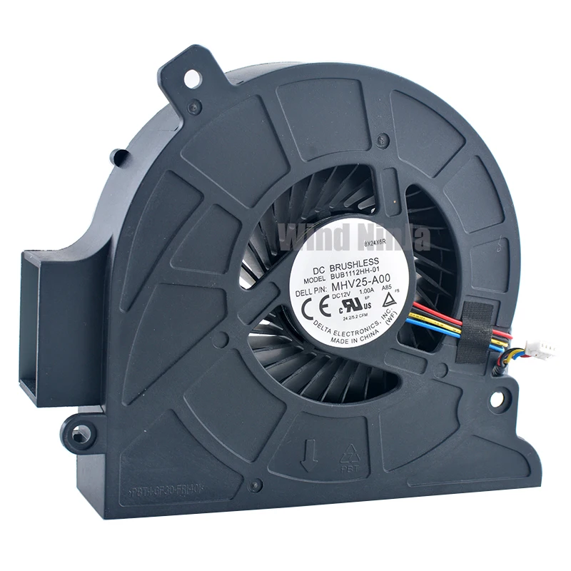 Ventilador de refrigeración BUB1112HH-01 para ordenador, dispositivo todo en uno, 12V CC, 1.00A, 4 pines, OptiPlex3240, 3440, 7440, CPU, MHV25-A00