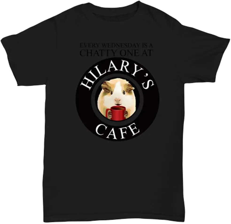 

Hillary's Cafe Unisex T-shirts for Man Woman Short Summer Tees Casual Cotton New Arrival Fashions Couple's Cloths