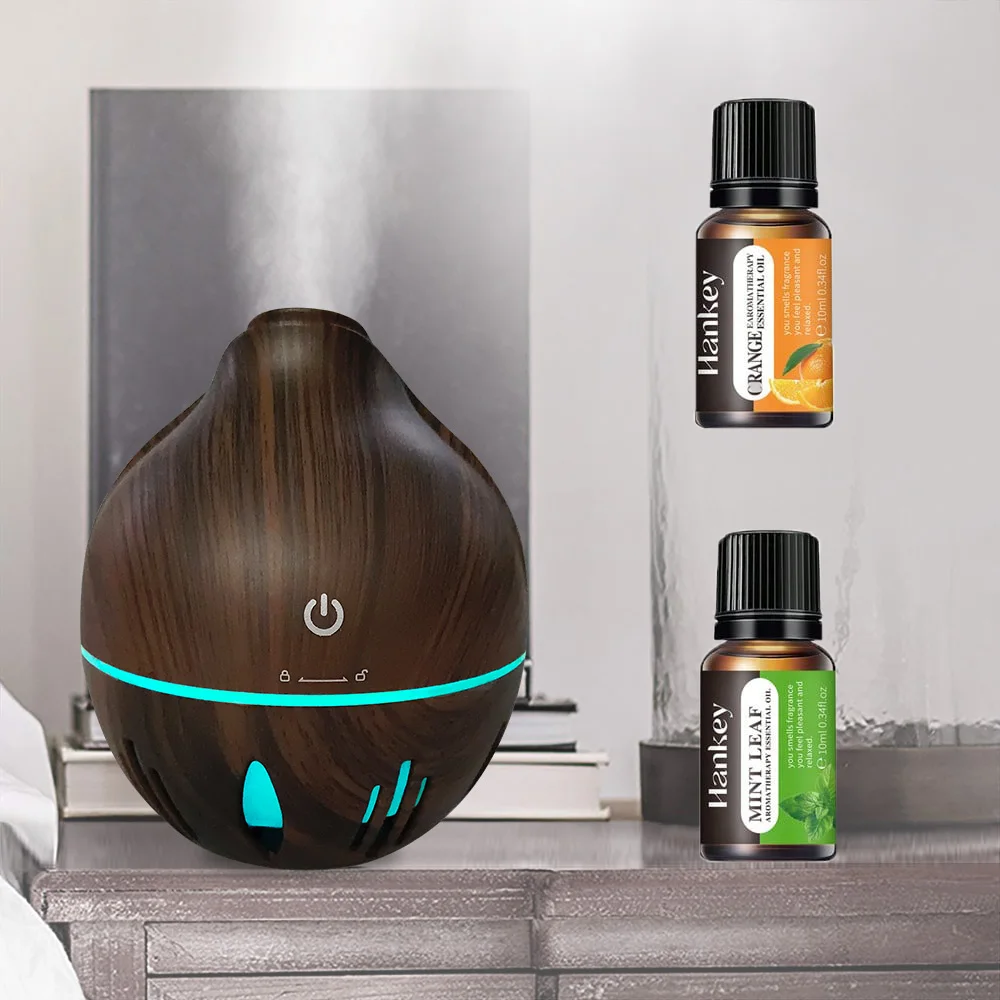 ناشر مرطب للعلاج بالروائح العطرية مع زيوت أساسية مجانية ، ترقية جهاز توجيه الرعاية الذاتية الخاص بك ، 2 في 1