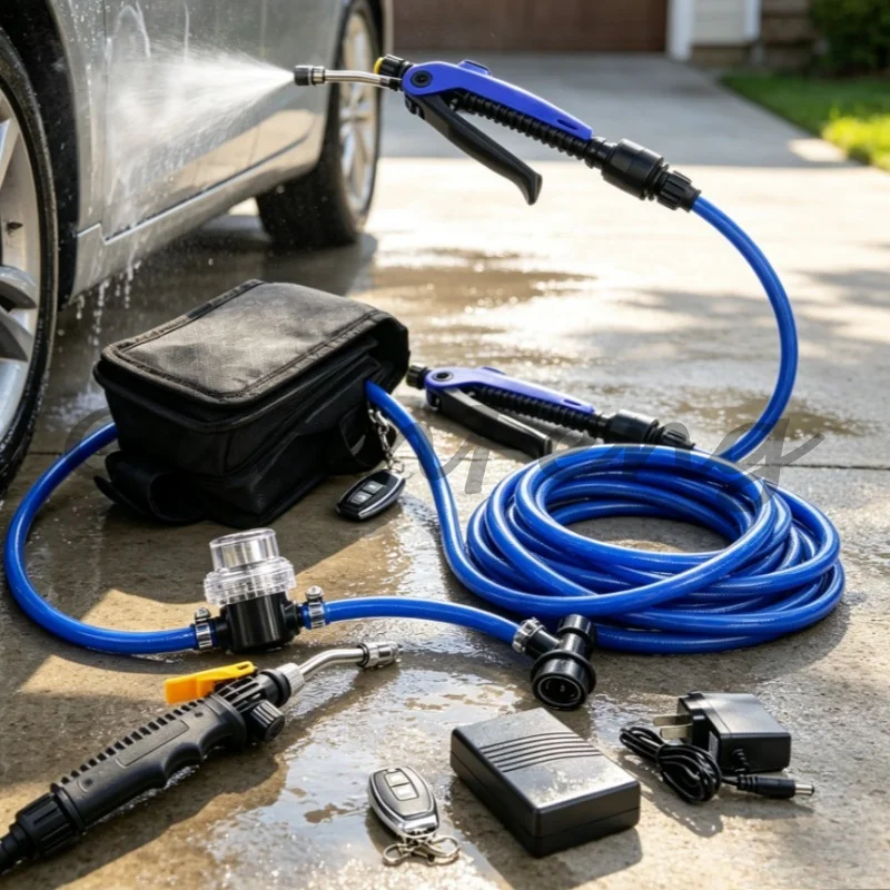 Airless Electronic Tint Keg Spray Kit, Water Hose Spray Nozzle for PPF Window Tinting, Car Wash & Garden Watering