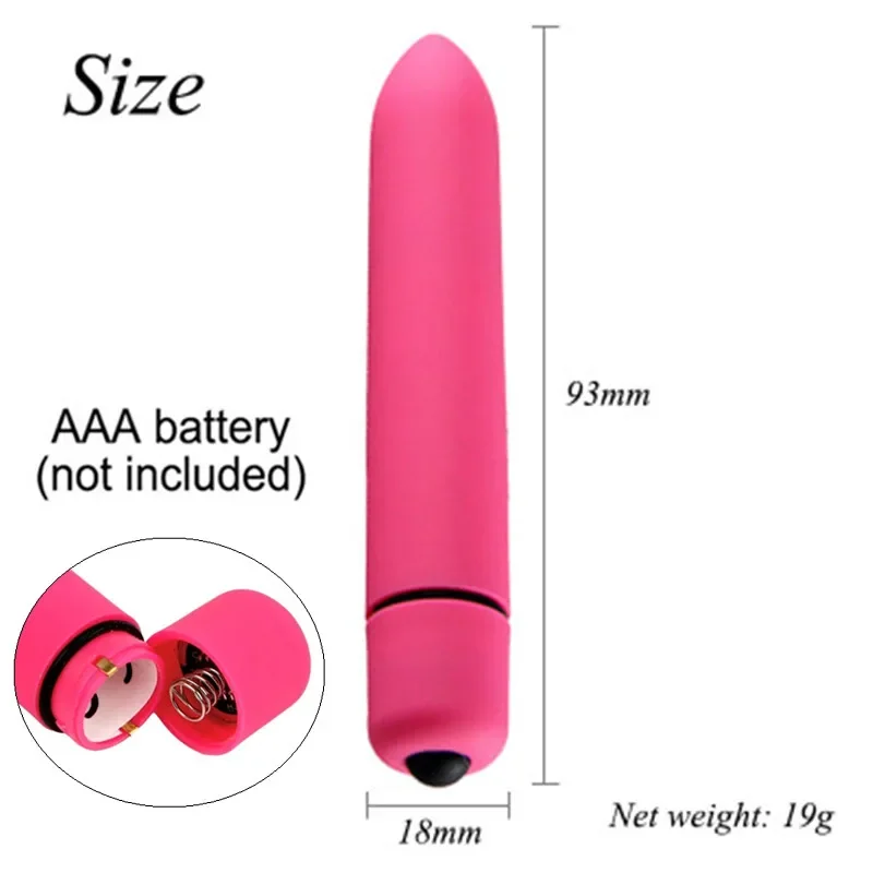 Vibrador Mini Bullet para Mulheres, Massagem Vaginal, Dildos, Brinquedos Sexuais, Jogos para Adultos, AV Stick, Produto Erótico, Estimulador do Clitóris