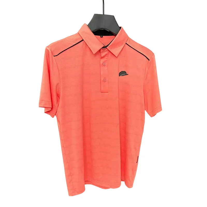 

Летний новый продукт, мужская быстросохнущая толстовка для гольфа, дышащая футболка с короткими рукавами, повседневная универсальная рубашка-поло, топ