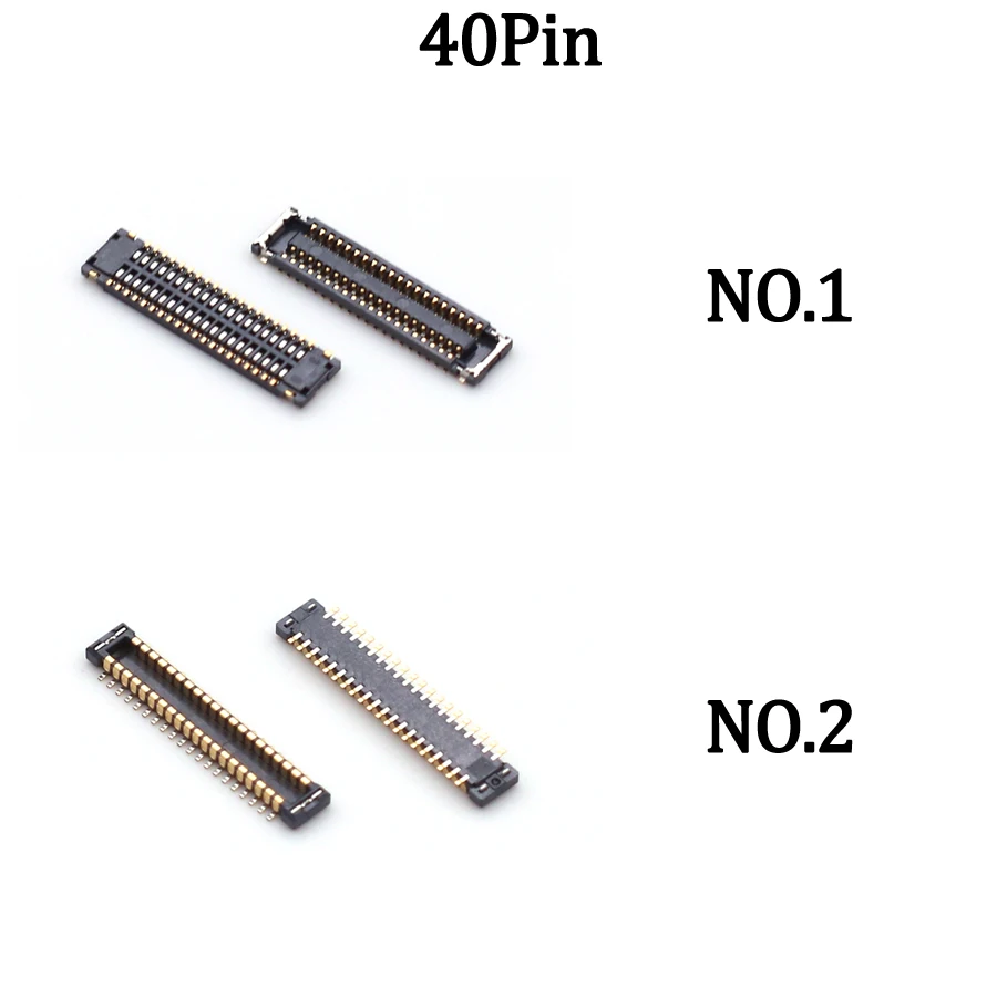 2pcs 40Pin Lcd Display Screen FPC Connector On Board For Samsung Galaxy J5 J7 2016/J730 J600 J710F J510F J800 J810 J530F J8 2018