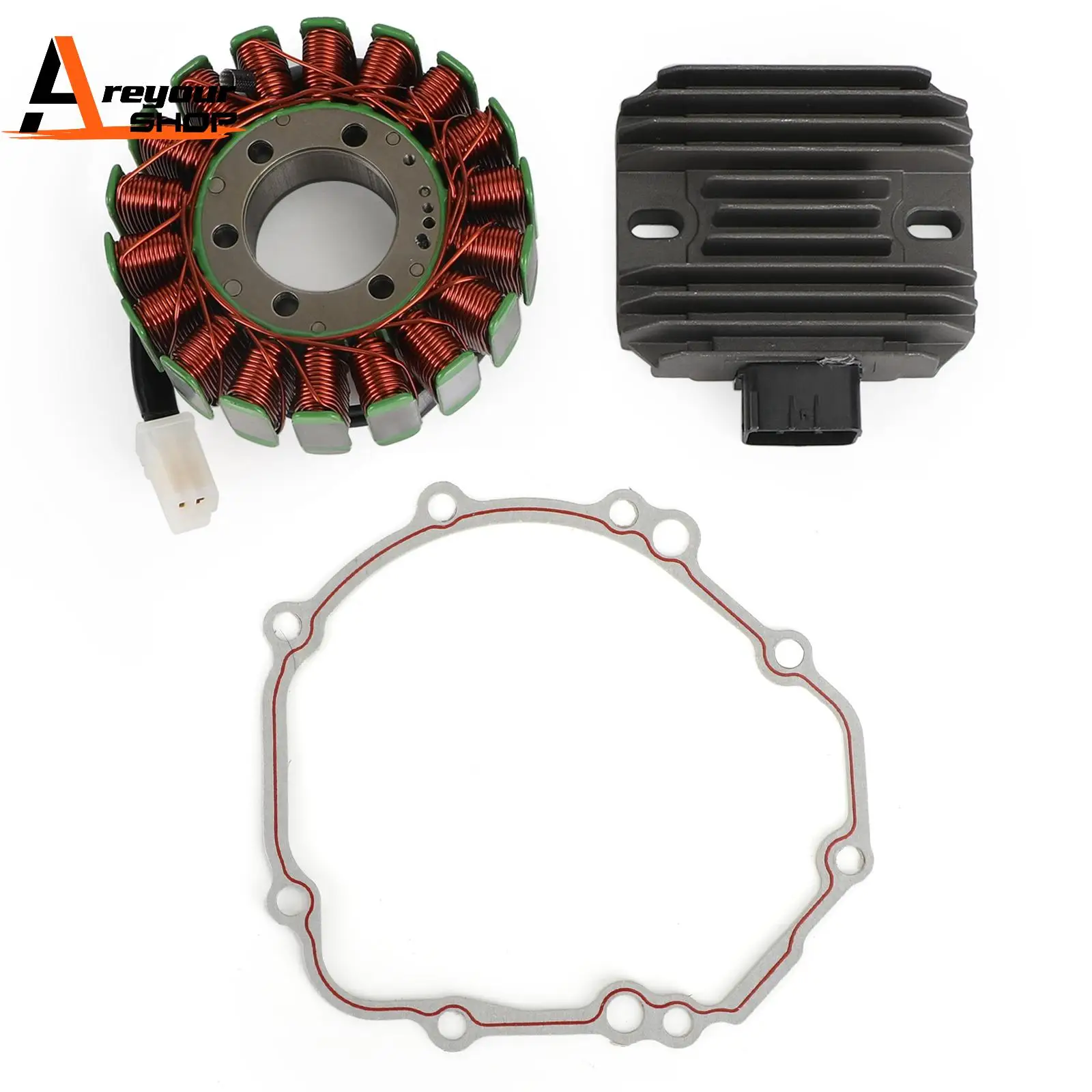 

Regulator Stator Coil Gasket Kit For Suzuki GSR 600 WVB9 GSR400 GSR600 2006-2010