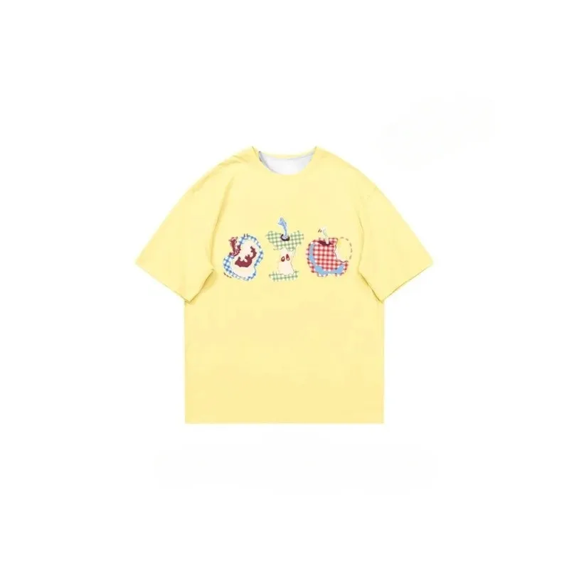 

2025 New Apple Casual Fashion Quick Drying Short Sleeved Shirt, Y2k3D Printed High Street Short Sleeved Top