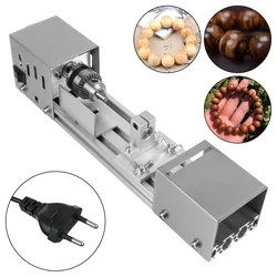 Buddha Pearl Grinding Polishing Miniature Buddha Pearl Lathe Mini Wood Lathe Machine DIY Woodworking 12-24V Rotary Tool