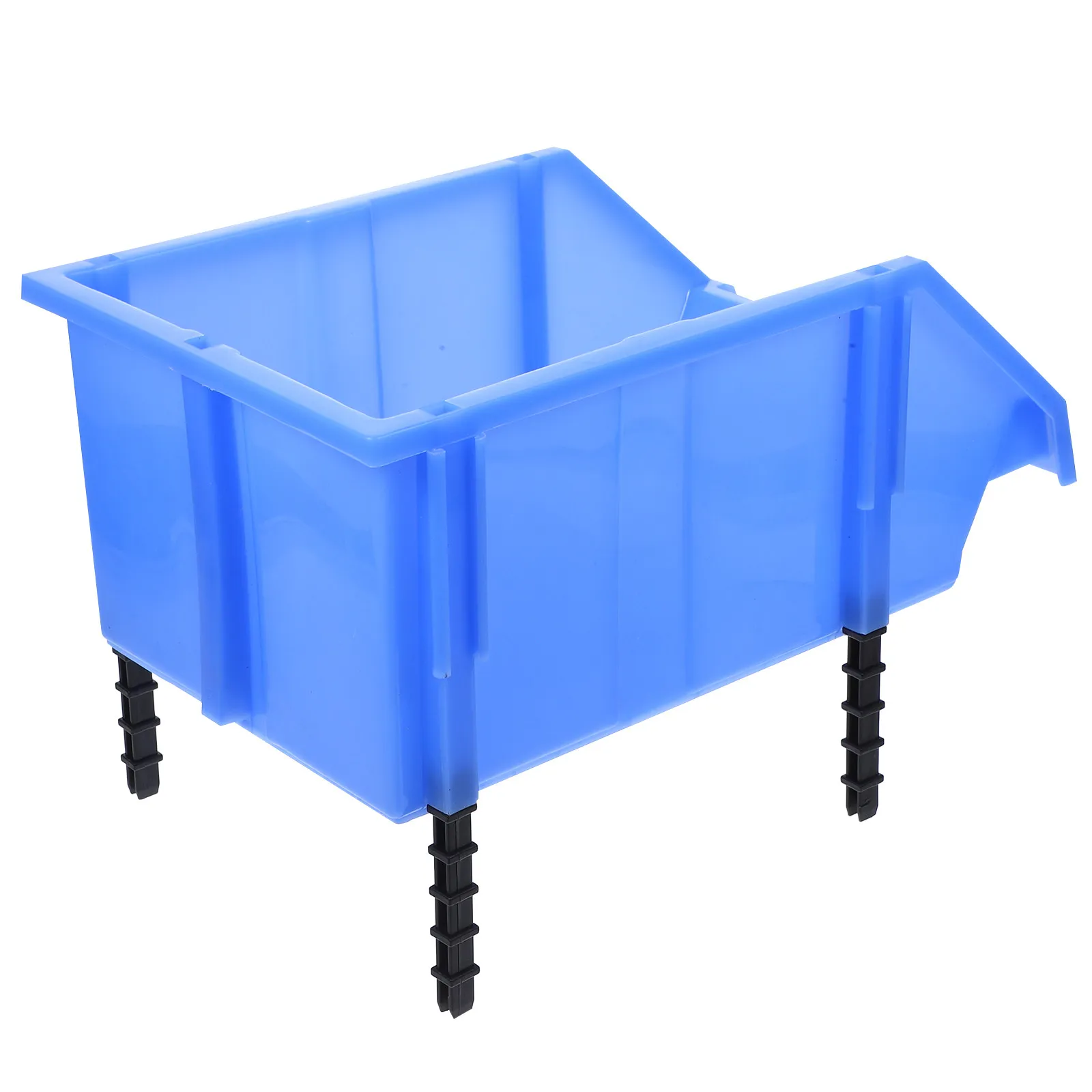 Plastic Nesting Shelf Bin Box Durable Tool Parts Organizer Storage Container Multi-Functional Storage Case for Home Workshop